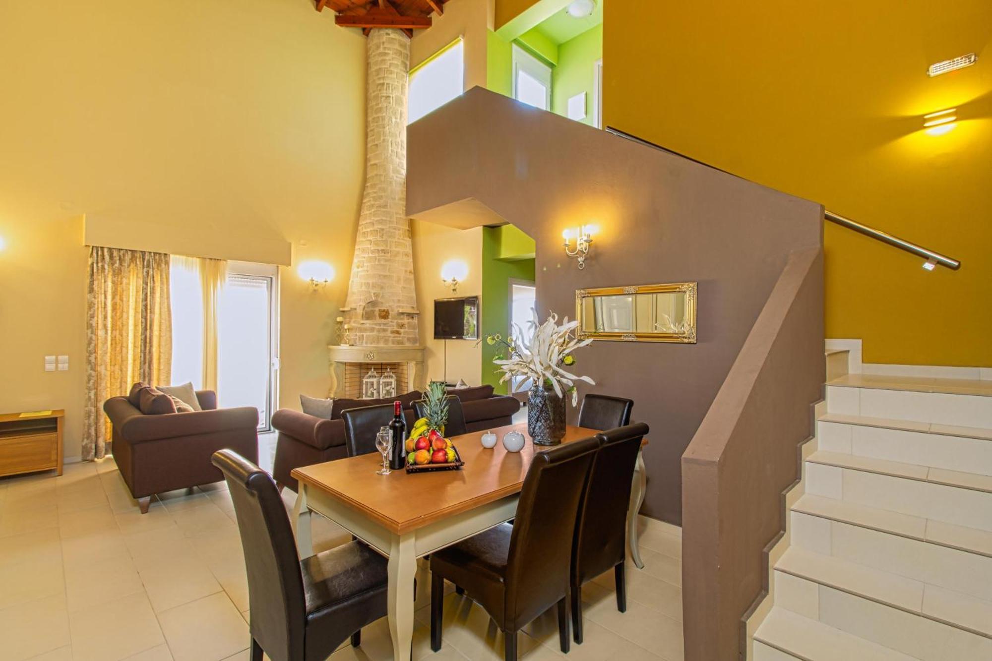 Theo Villas With Sea View Marathokefala Room photo