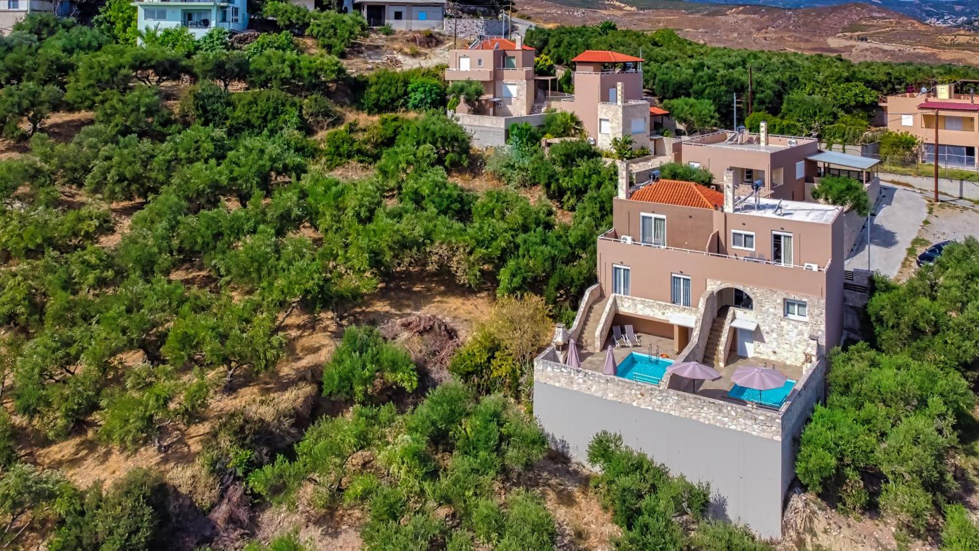 Theo Villas With Sea View Marathokefala Exterior photo
