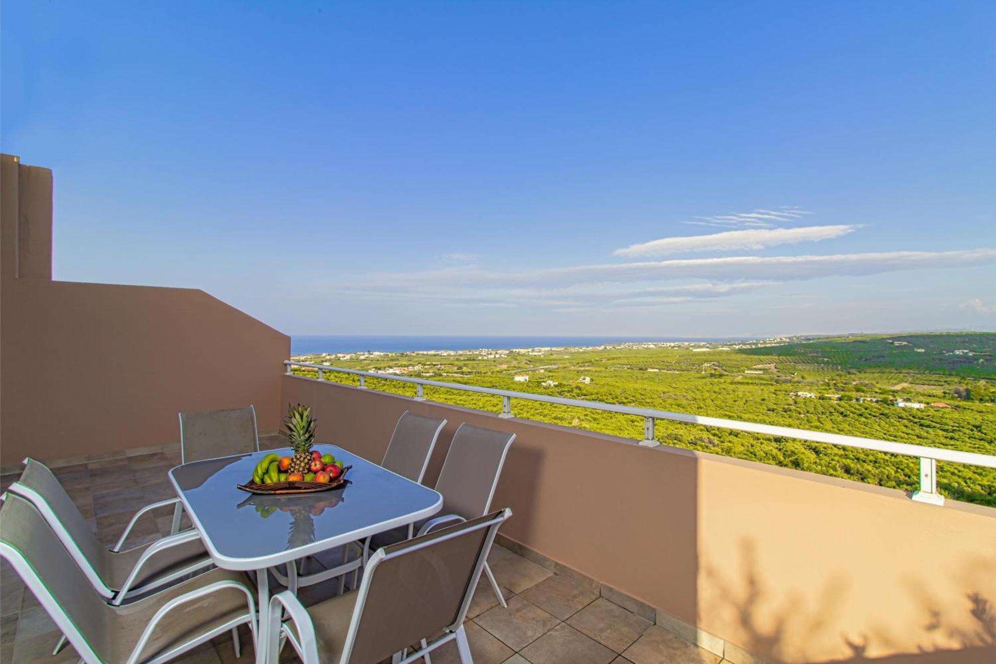 Theo Villas With Sea View Marathokefala Room photo